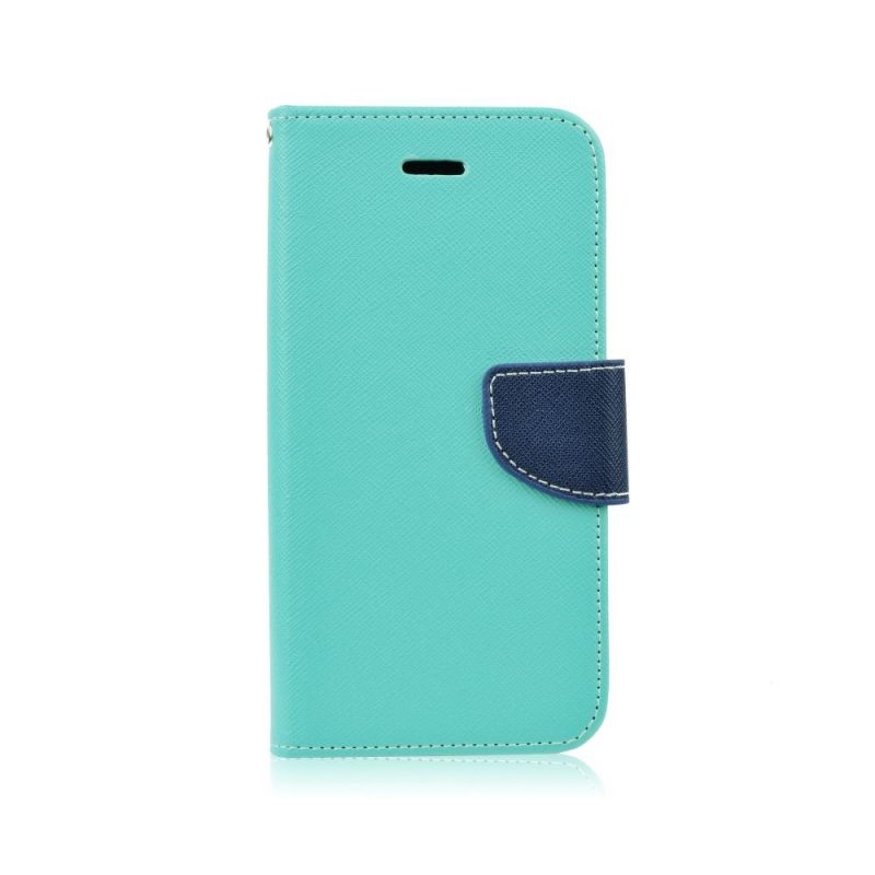 Peňaženkové puzdro Fancy Book mätovo-modré – iPhone 6/6S