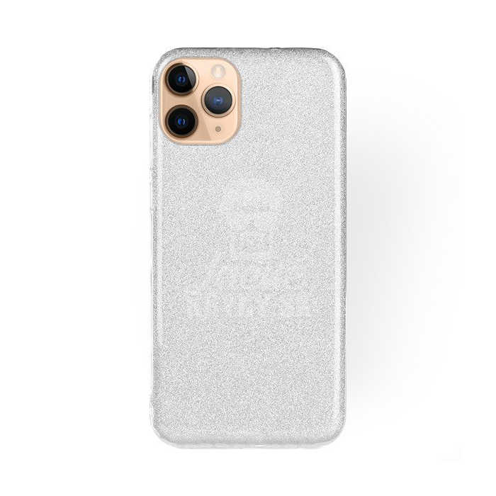 Ligotavý Kryt Forcell Shining strieborný – iPhone 11 Pro Max