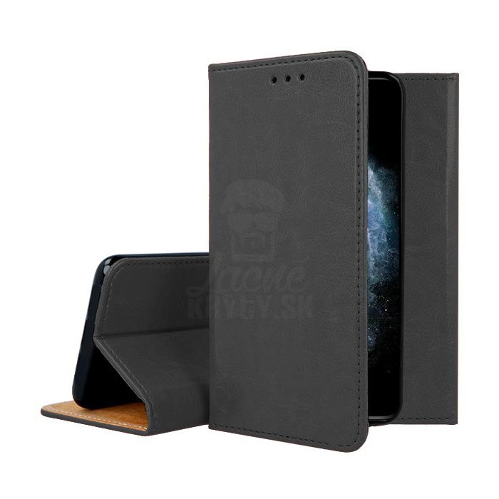 Kožené puzdro Smart Pro čierne – Samsung Galaxy A42 5G