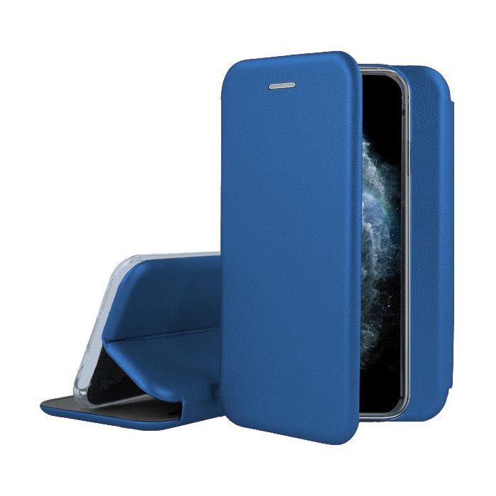 Peňaženkové puzdro Elegance modré – LG K52