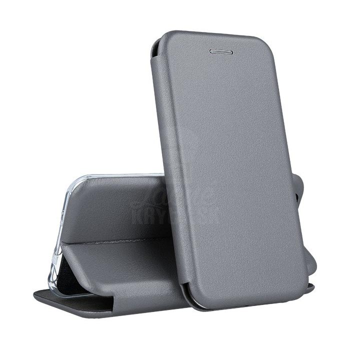 Peňaženkové puzdro Elegance sivé – Samsung Galaxy A72 / A72 5G