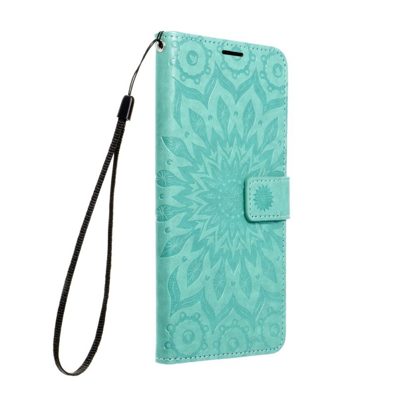 Peňaženkové puzdro Mezzo mandala zelené – Samsung Galaxy A72 / A72 5G