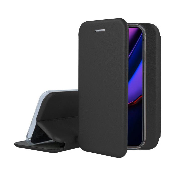 Peňaženkové puzdro Elegance čierne – Samsung Galaxy A03s