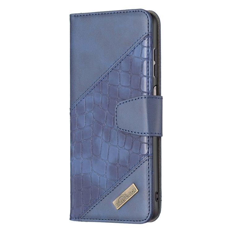 Peňaženkové puzdro Crocodile Texture modré – Samsung Galaxy A13 