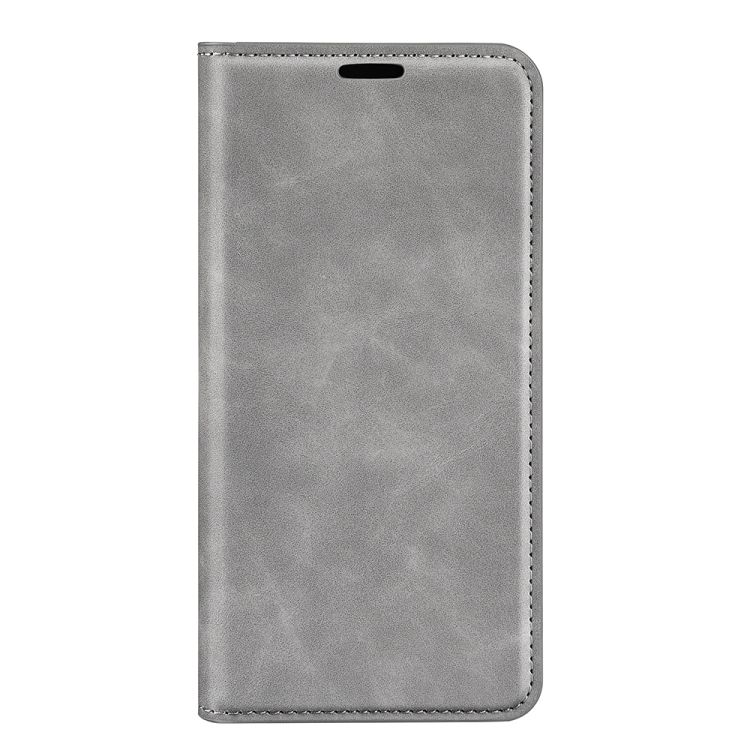 Peňaženkové puzdro Magnetic smooth case sivé – Samsung Galaxy A13 4G
