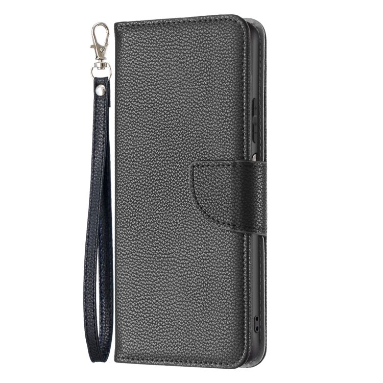 Peňaženkové puzdro Fancy Litchi čierne – Xiaomi Redmi Note 11  / 11S