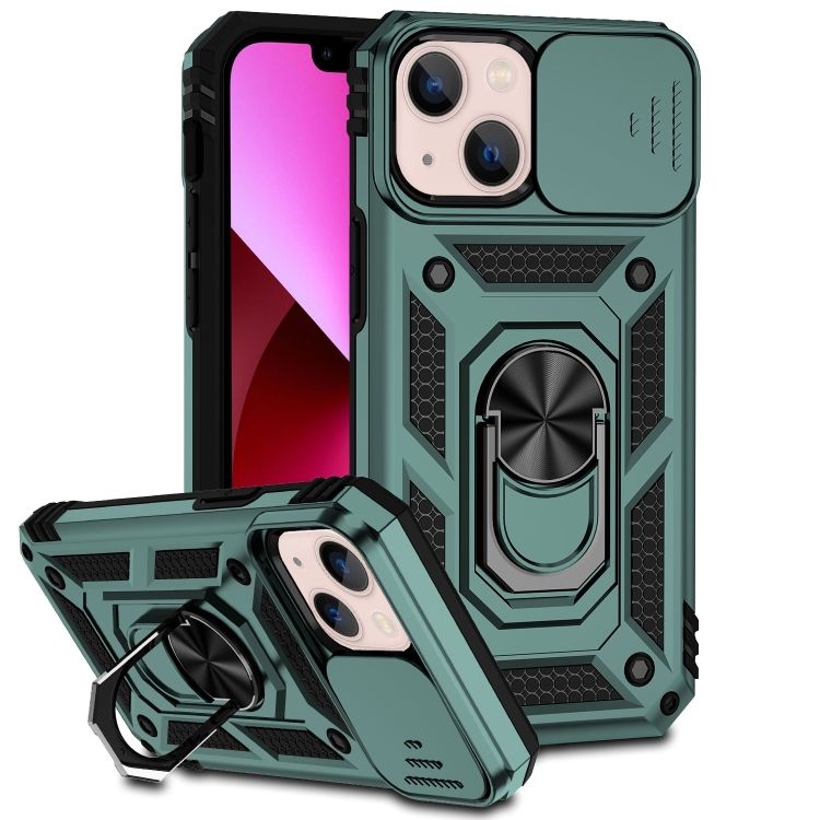 Odolný kryt CamCover Armor zelený – Apple iPhone 14