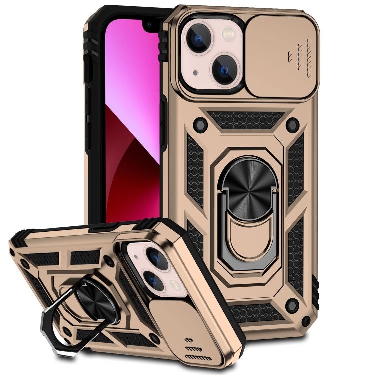 Odolný kryt CamCover Armor zlatý – Apple iPhone 14