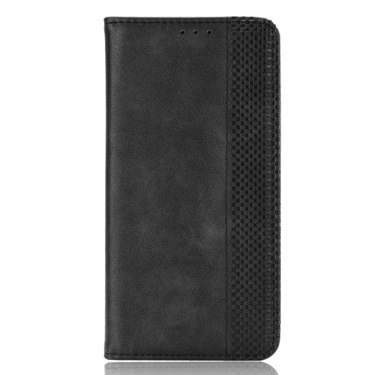 Peňaženkové puzdro Retro Leather čierne – Realme 9  / 9 Pro+