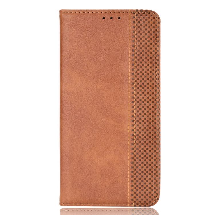 Peňaženkové puzdro Retro Leather hnedé – Realme 9  / 9 Pro+