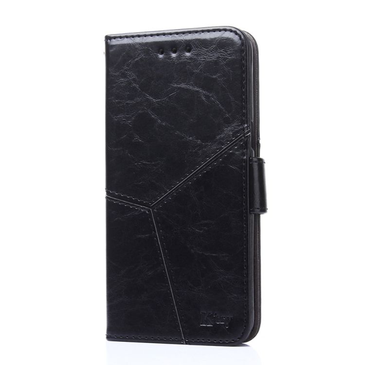Peňaženkové puzdro Geometric Stitching case čierne – Oppo A57s