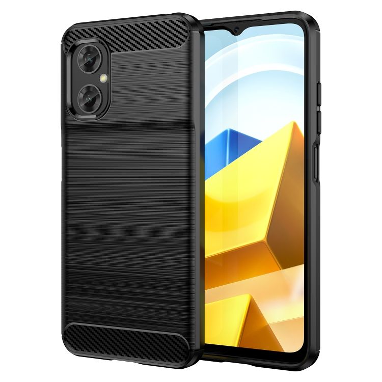 Zadný kryt Carbon čierny – Xiaomi Poco M5 / M4 5G