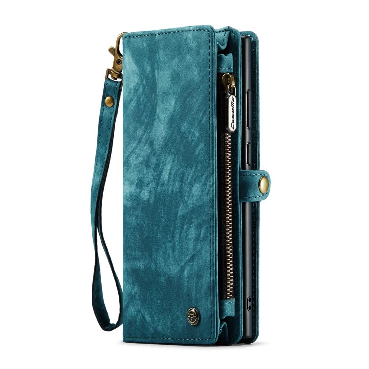 Multifunkčné peňaženkové puzdro CaseMe Detachable modré – Samsung Galaxy S23 Ultra