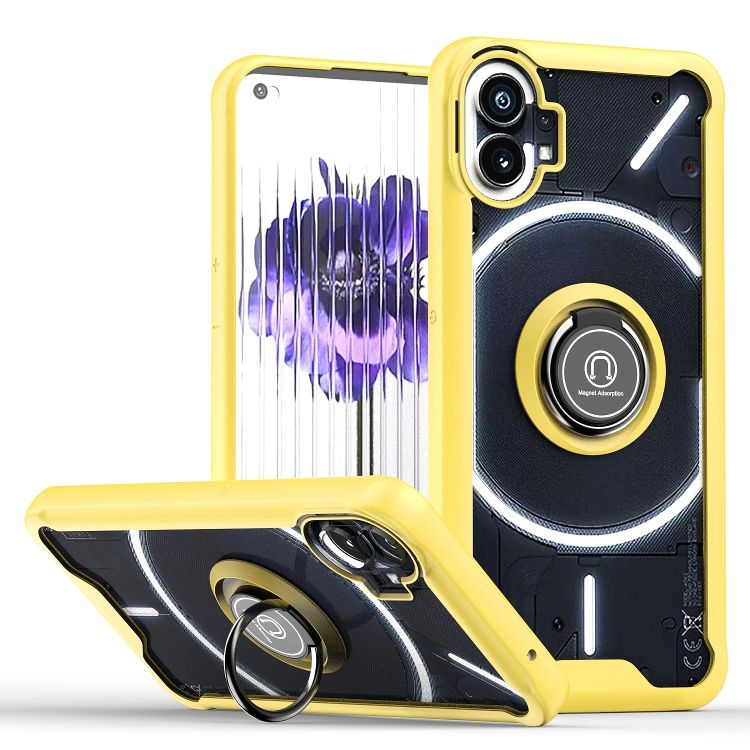 Odolný kryt Shadow Ring case žltý – Nothing Phone 