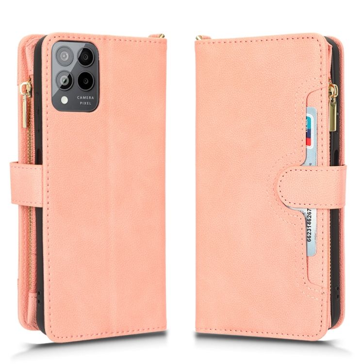 Peňaženkové puzdro Litchi Wallet case ružové – T Phone Pro / T Phone Pro 