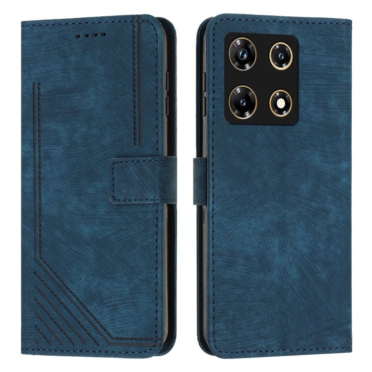 Peňaženkové puzdro Lanyard case modré – Infinix Note 30 Pro