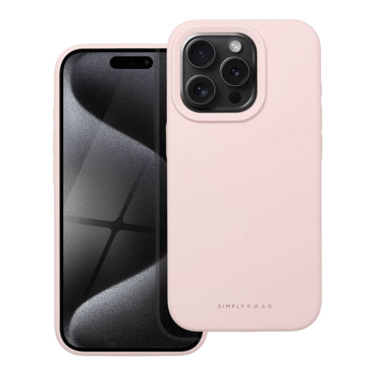 Zadný kryt Roar Cloud-Skin Case ružový – Apple iPhone 15 Pro