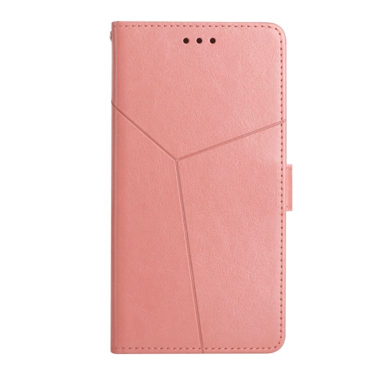 Peňaženkové puzdro Geometric Pattern case ružové – Motorola Moto G54 5G / G54 5G Power Edition