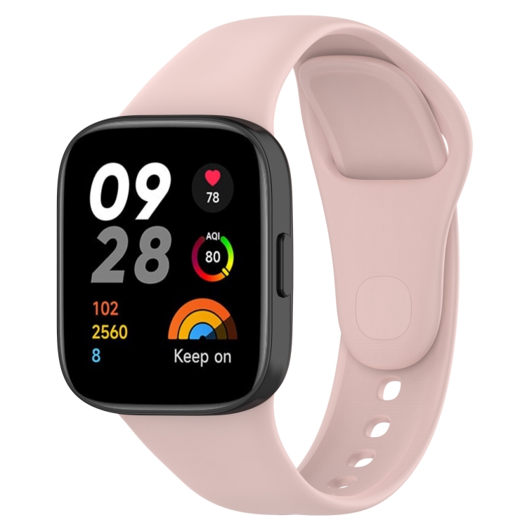 Remienok Solid Wristband ružový pre Xiaomi Redmi Watch 3