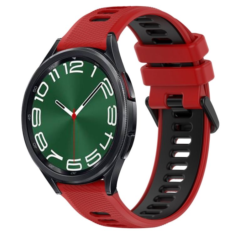 Remienok Sport Wristband červeno-čierny pre Samsung Galaxy Watch 6 Classic  a Watch 6 