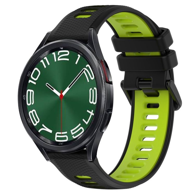Remienok Sport Wristband čierno-zelený pre Samsung Galaxy Watch 6 Classic  a Watch 6 