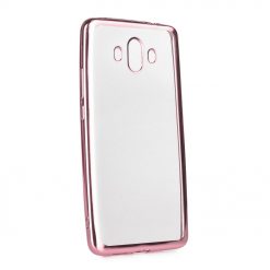 Lacné puzdro Electro Jelly Case ružovo-zlaté na mobil Huawei Mate 10