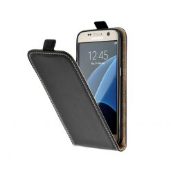 Lacné Kryty | Vyklápacie flipové puzdro Flip Flexi Čierne – Huawei P20 Lite | Lacné Kryty