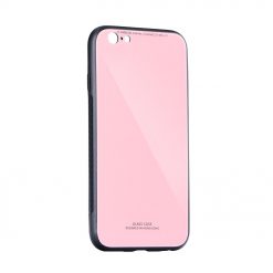 Lacné puzdro Glass Case ružové na iPhone 6 a 6S