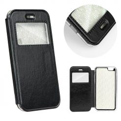Puzdro Magnet View čierne – Huawei Y5 2017 / Y6 2017 | Lacné Kryty Lacné Kryty | Puzdro Magnet View čierne – Huawei Y5 2017 / Y6 2017 | Lacné Kryty
