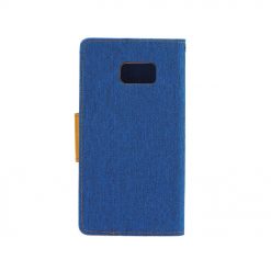 Lacné Kryty | Puzdro Canvas Book case modré – Huawei P8 Lite | Lacné Kryty