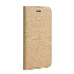 Lacné puzdro Urban Book zlaté na mobil Huawei P9 Lite Mini