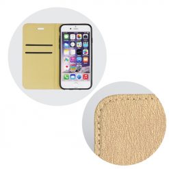 Lacné puzdro Urban Book zlaté na mobil Huawei P9 Lite Mini