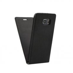 Lacné Kryty | Puzdro Flip Canvas Flexi Čierne – Huawei Y6 II | Lacné Kryty
