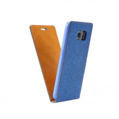 Lacné Kryty | Puzdro Flip Canvas Flexi Modré – Huawei Y6 II | Lacné Kryty