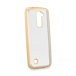 Lacné Kryty | Zadný kryt Electro Jelly Case zlatý – LG K4 2017 / LG K8 2017 | Lacné Kryty