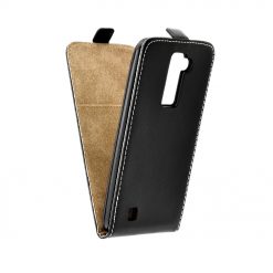 Lacné puzdro Flip Flexi Čierne na mobil LG K10