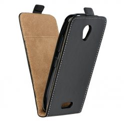 Lacné Kryty | Vyklápacie flipové puzdro Flip Flexi Čierne – Lenovo Vibe C (A2020) | Lacné Kryty