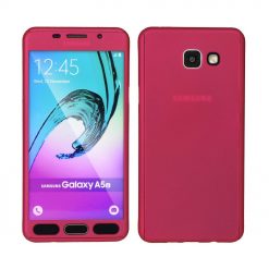 Lacné Kryty | Puzdro 360 Full Body ružové + tvrdené sklo – Samsung Galaxy A5 2016 | Lacné Kryty