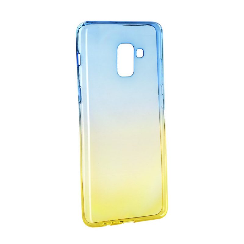 Zadný kryt Forcell Ombre modro-zlatý – Samsung Galaxy A8 2018 Plus