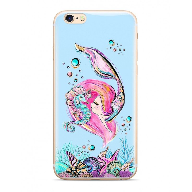 Lacné Kryty | Zadný kryt s potlačou Mermaid námornícka modrá – iPhone 5/5S/SE