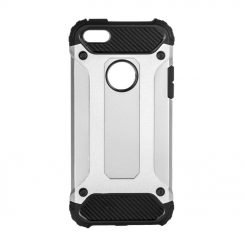 Zadný kryt Forcell Armor Strieborný – iPhone 5/5S/SE