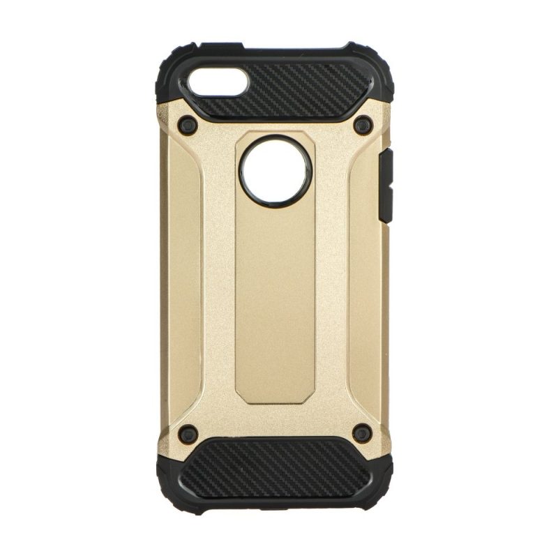 Lacné Kryty | Odolný kryt Forcell Armor Zlatý – iPhone 5/5S/SE