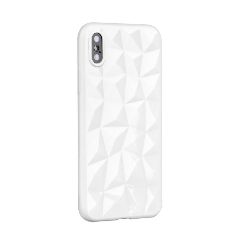 Lacné Kryty | Silikónový kryt Forcell Prism biely – Huawei P20 Lite