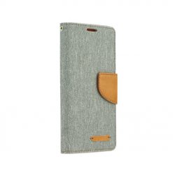 Lacné Kryty | Puzdro Canvas Book sivé – iPhone 5/5S/SE | Lacné Kryty