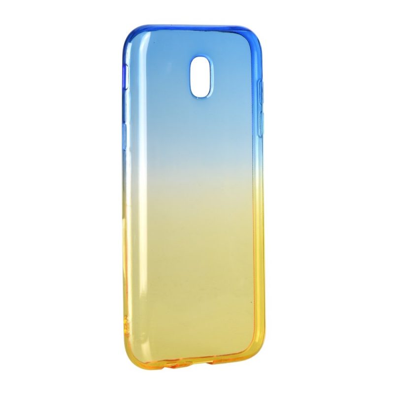 Lacné Kryty | Zadný kryt Forcell Ombre modro-zlatý – Samsung Galaxy J7 2017