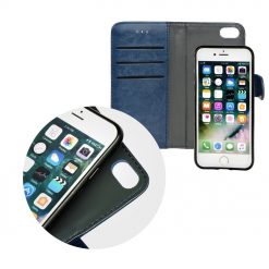 Lacné Kryty | Peňaženkové puzdro Twin 2in1 modré – iPhone 5/5S/SE | Lacné Kryty