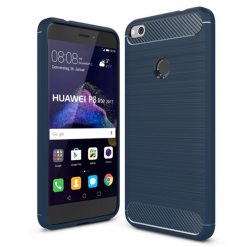 Lacné Kryty | Zadný kryt Carbon case modrý – Huawei P8 Lite 2017 / P9 Lite 2017 / Honor 8 Lite | Lacné Kryty