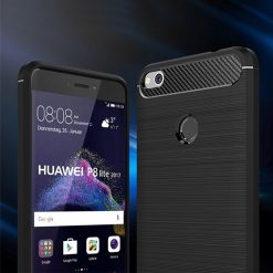 Zadný kryt Carbon case modrý – Huawei P8 Lite 2017 / P9 Lite 2017 / Honor 8 Lite | Lacné Kryty Lacné Kryty | Zadný kryt Carbon case modrý – Huawei P8 Lite 2017 / P9 Lite 2017 / Honor 8 Lite | Lacné Kryty