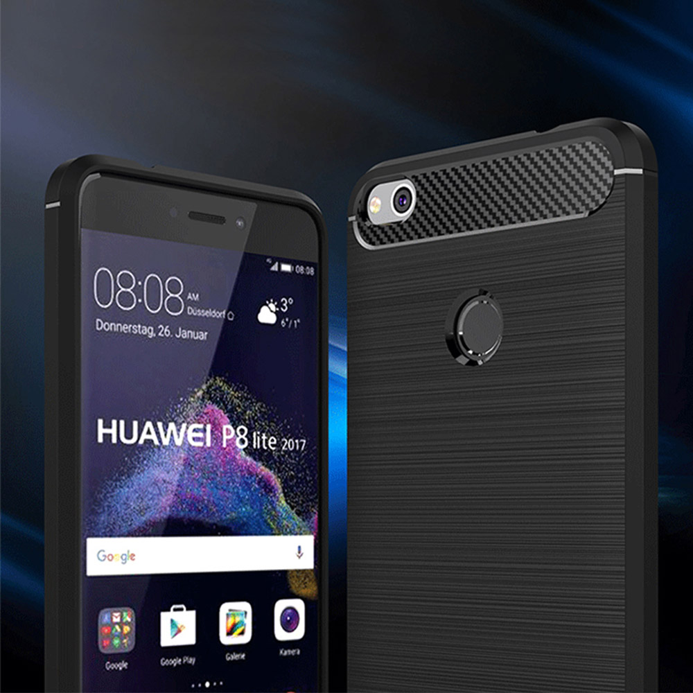 Zadný kryt Carbon case modrý – Huawei P8 Lite 2017 / P9 Lite 2017 / Honor 8 Lite | Lacné Kryty Lacné Kryty | Zadný kryt Carbon case modrý – Huawei P8 Lite 2017 / P9 Lite 2017 / Honor 8 Lite | Lacné Kryty