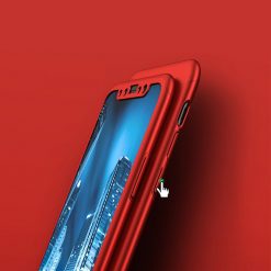 Lacné Kryty | Puzdro iPaky 360 Protection Full Body červené + Tvrdené sklo – iPhone 6/6S | Lacné Kryty
